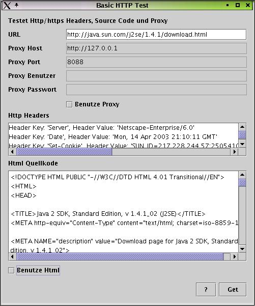 Dialog Http Test. (Bitte mit Internet verbinden.)
