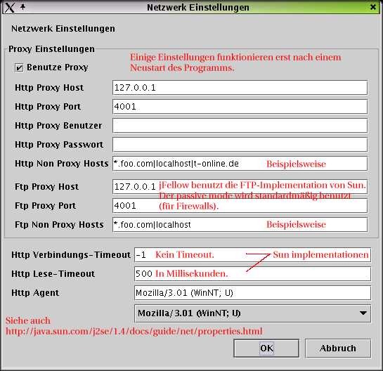 Dialog Netzwerk. (Bitte mit Internet verbinden.)